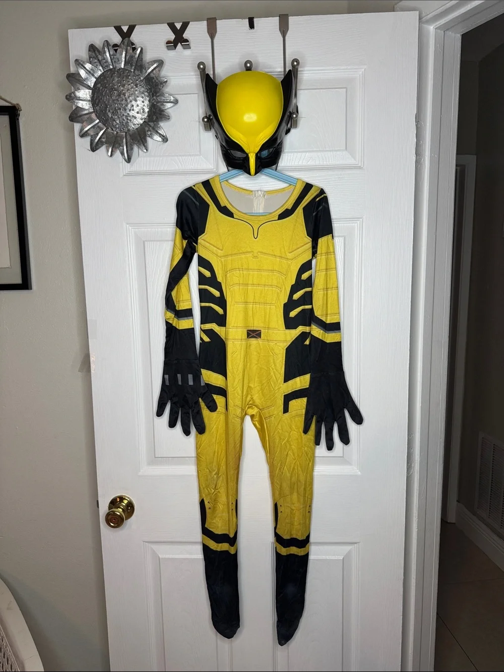 Marvel Wolverine Kida Superhero Costume - Classic Masked Suit Sz Small